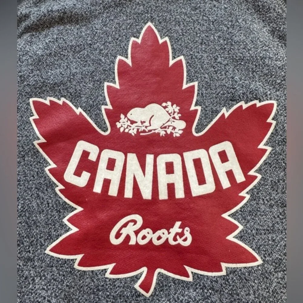 Roots Kids Canada Sweats Hoodie Hooded Kanga Pocket Sweatshirt Youth 13/14 - Picture 4 of 9